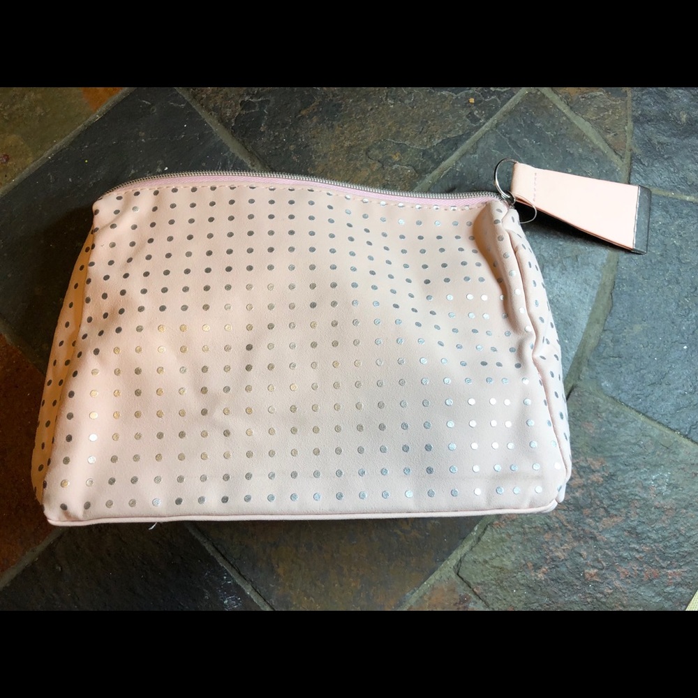 Zippered Makeup Bag (New)  8”x5”x2”